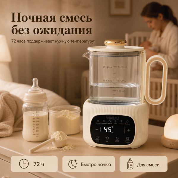Чайник подогреватель для детского питания