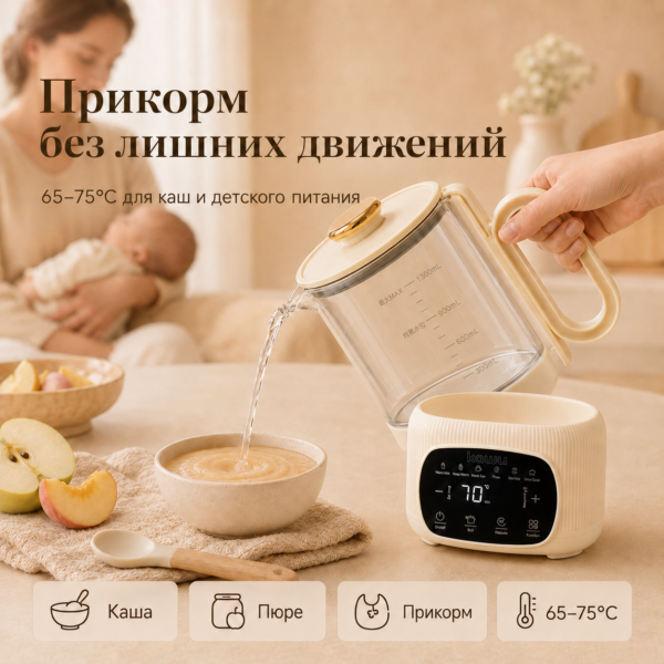 Чайник подогреватель для детского питания
