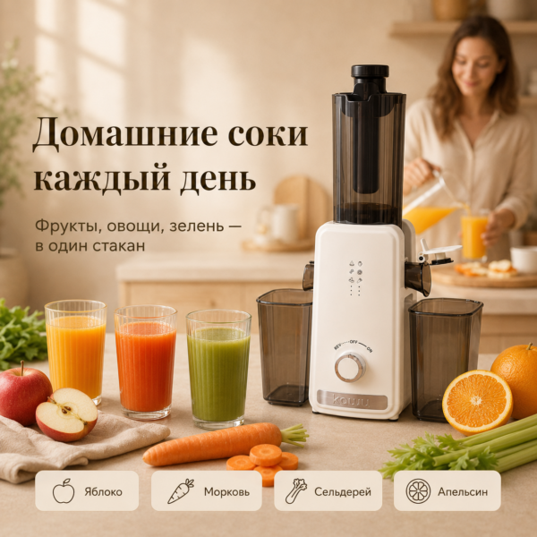 KW1551 (4) Электрическая соковыжималка